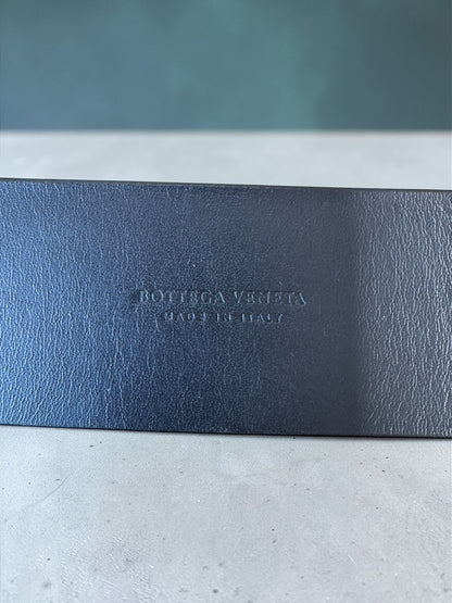 Bottega Veneta Sardine Leather Bracelet ボッテガ・ヴェネタ サーディン レザー ブレスレット シルバー925 ブラックレザー