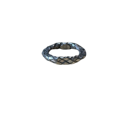 Bottega Veneta / Intrecciato Oxidized Band Ring