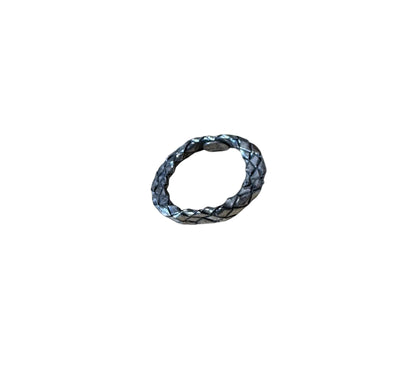 Bottega Veneta / Intrecciato Oxidized Band Ring
