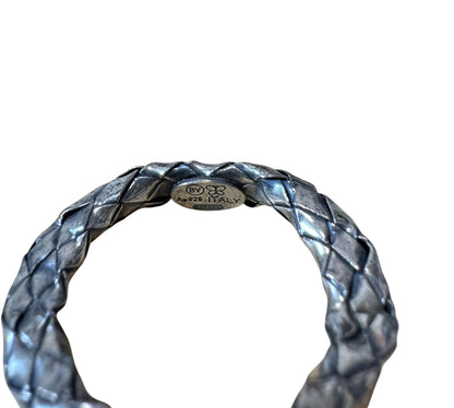 Bottega Veneta / Intrecciato Oxidized Band Ring