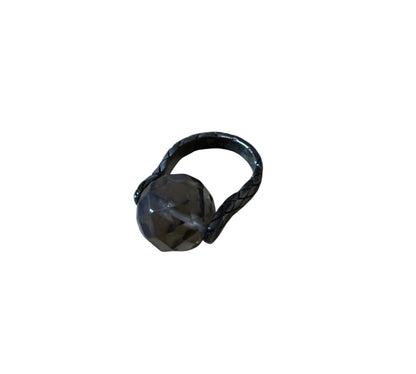 Bottega Veneta / Intrecciato Smoky Stone Ring
