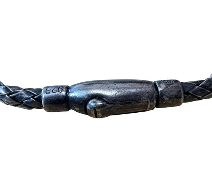 Bottega Veneta / Intrecciato Bracelet with Charm