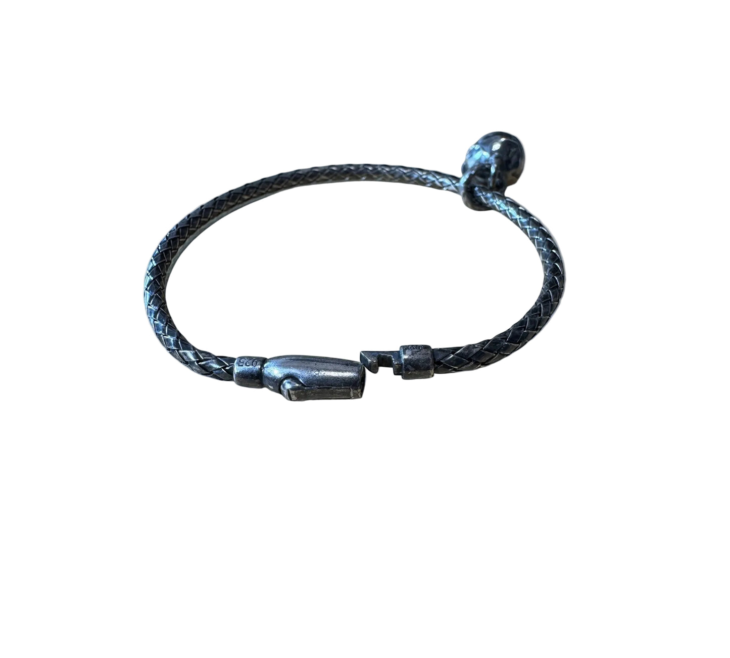 Bottega Veneta / Intrecciato Bracelet with Charm