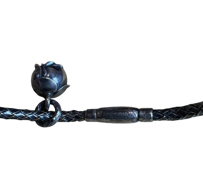 Bottega Veneta / Intrecciato Bracelet with Charm