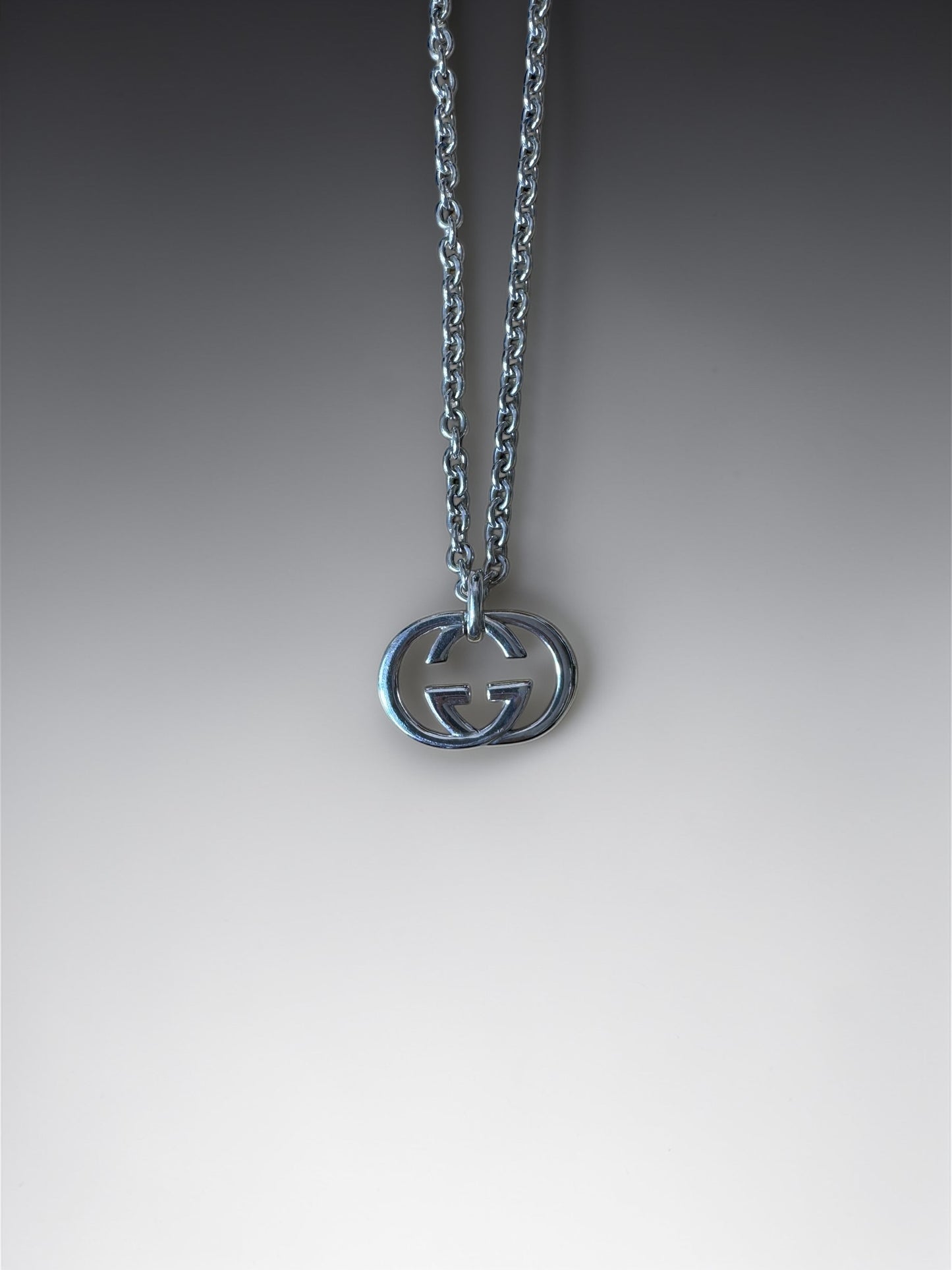 Gucci Interlocking G Pendant Necklace グッチ インターロッキング G ペンダント ネックレス シルバー925 45cm