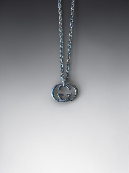 Gucci Interlocking G Pendant Necklace グッチ インターロッキング G ペンダント ネックレス シルバー925 45cm