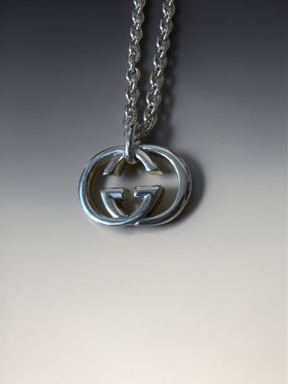 Gucci Interlocking G Pendant Necklace グッチ インターロッキング G ペンダント ネックレス シルバー925 45cm