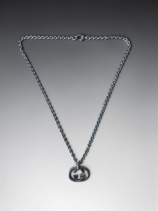 Gucci Interlocking G Pendant Necklace グッチ インターロッキング G ペンダント ネックレス シルバー925 45cm