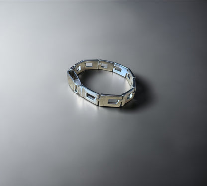 Gucci Square Open Link Bracelet グッチ スクエア オープン リンク ブレスレット シルバー925 16cm