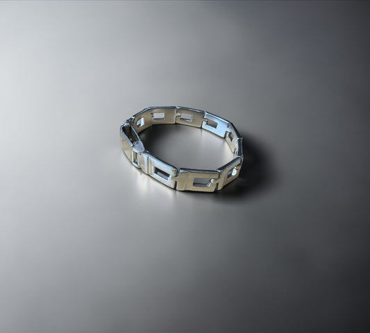 Gucci Square Open Link Bracelet グッチ スクエア オープン リンク ブレスレット シルバー925 16cm