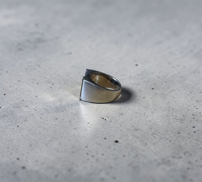 Maison Margiela Logo Engraved Ring メゾン マルジェラ Mロゴ シグネット リング シルバー925 15号