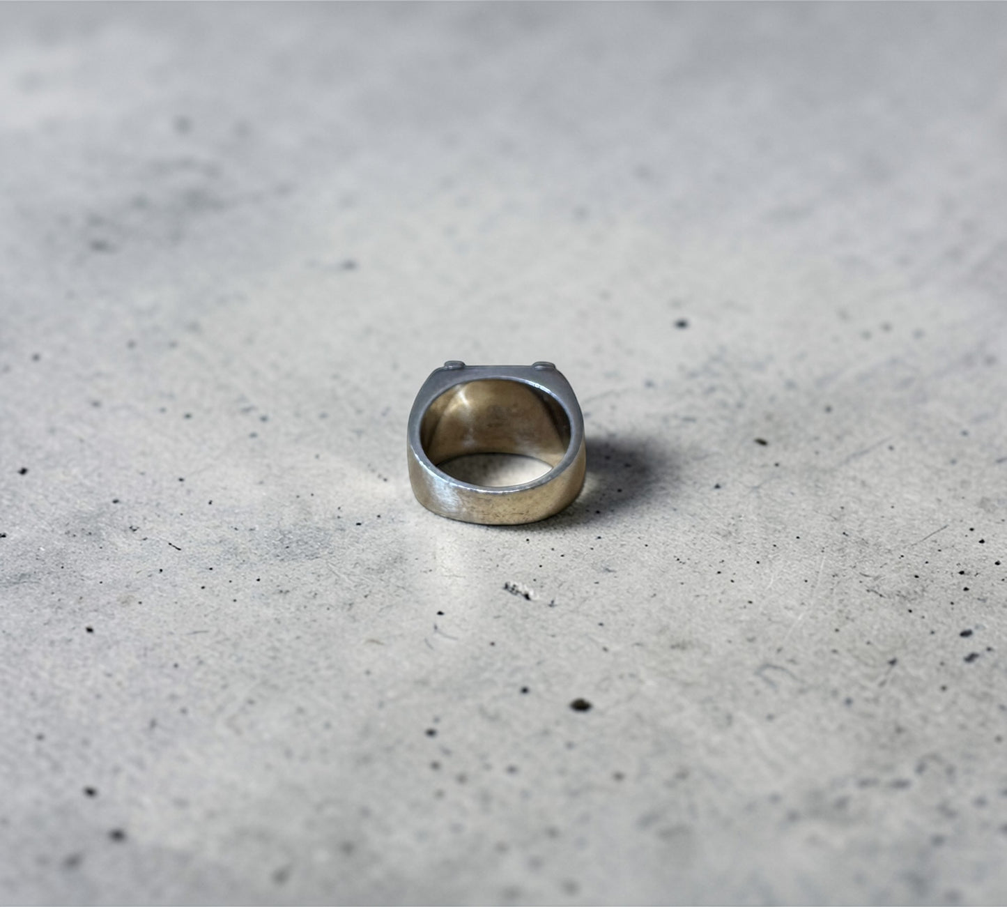 Maison Margiela Logo Engraved Ring メゾン マルジェラ Mロゴ シグネット リング シルバー925 15号